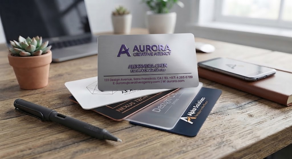 Metallic, PVC & Transparent Business Cards