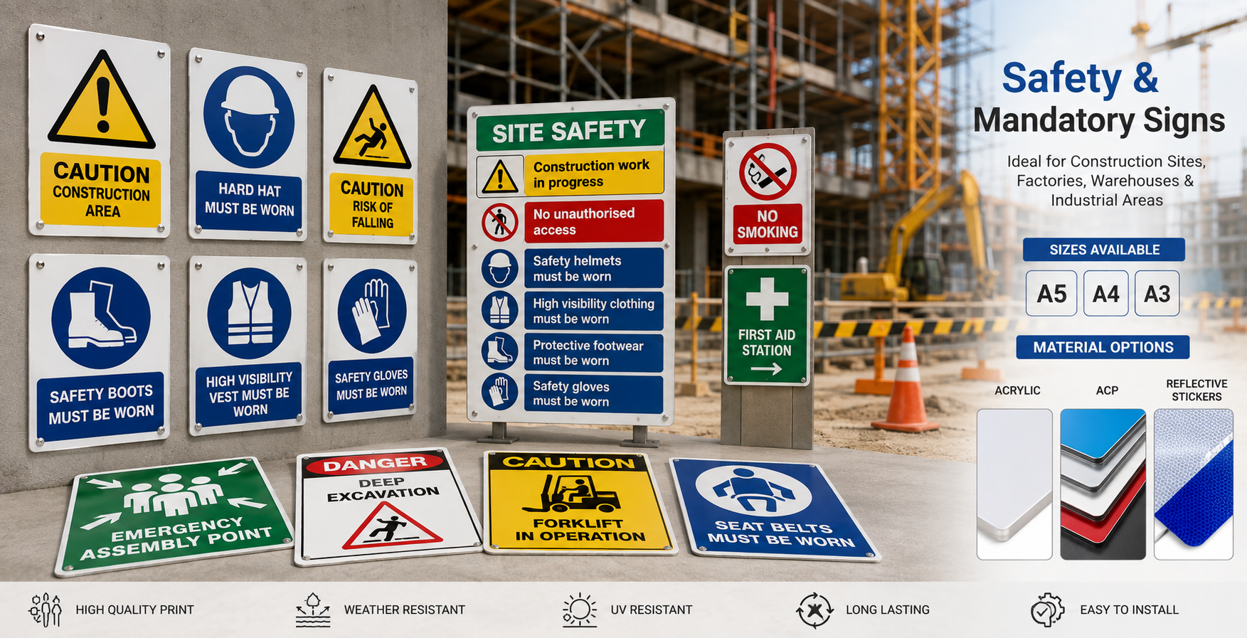 Safety & Mandatory Signs
