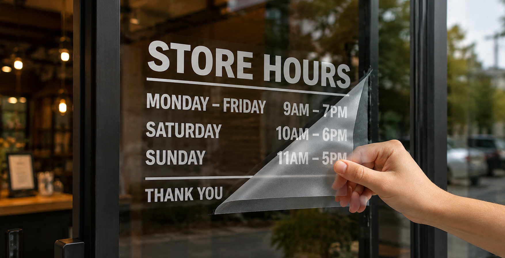 Cut Vinyl Lettering