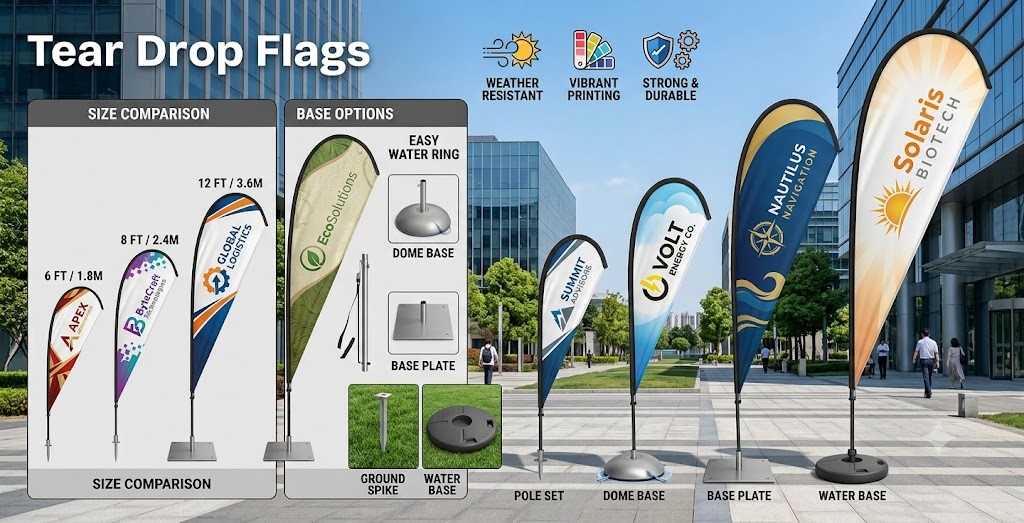 Teardrop Flags