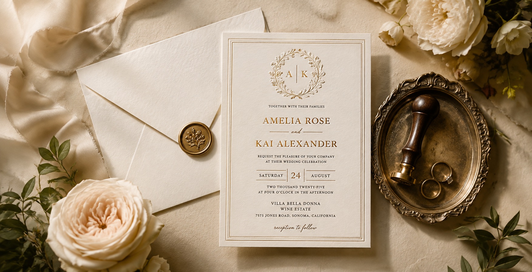 Foil & Embossed Invitations